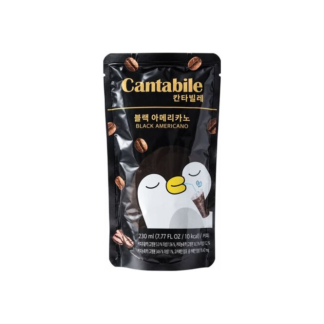 Bebida Black Americano doypack Cantabile 230 ml