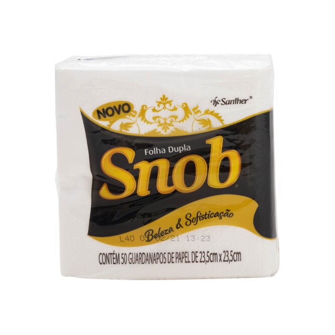Servilletas Gala de hoja chica Snob 50 unidades