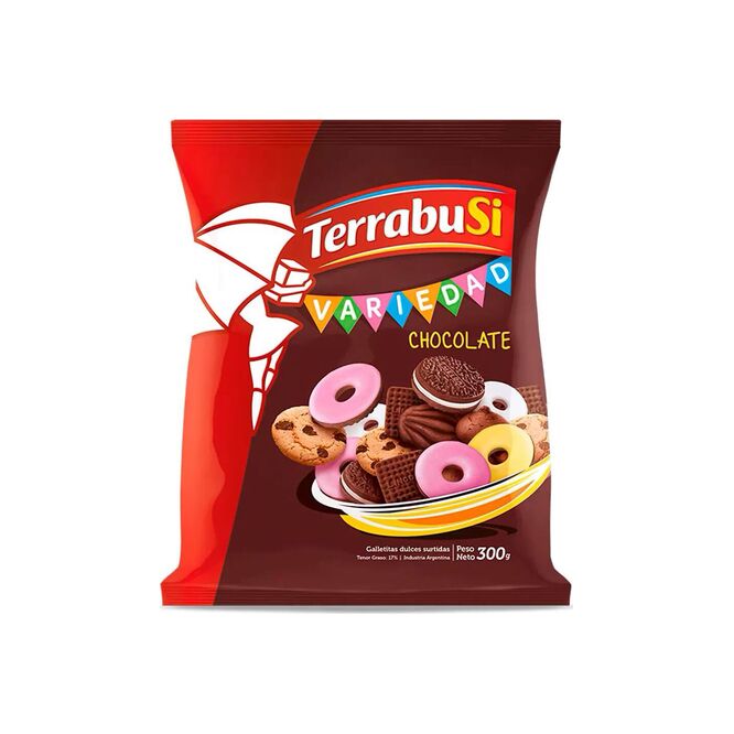Galletita dulce surtida Terrabusi 300 gramos