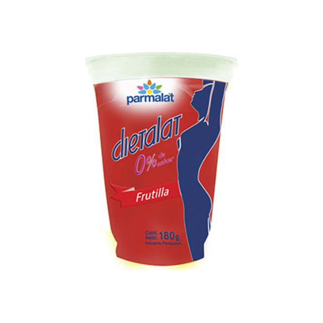 Gelatina light frutilla Dietalat 180 gramos