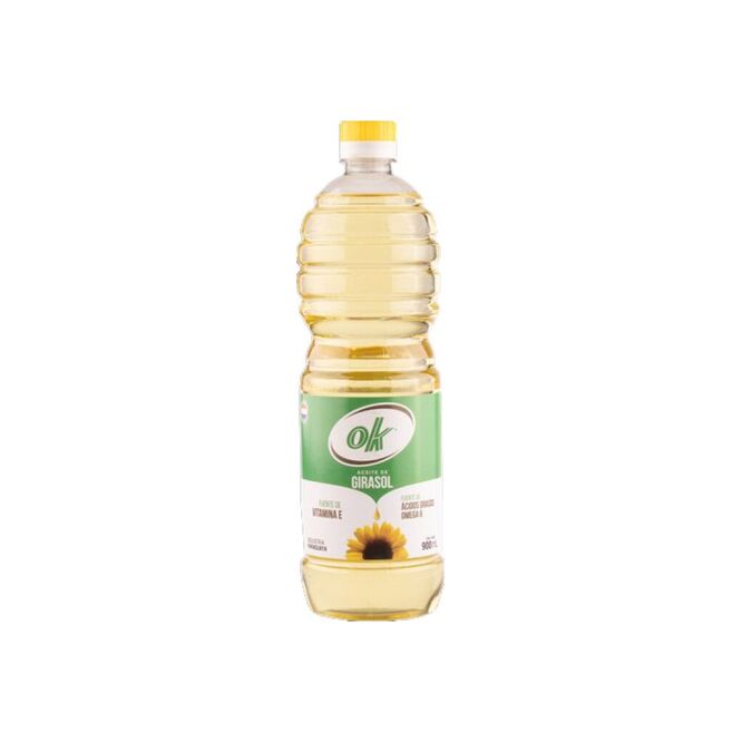 Aceite de girasol botella Ok 900 ml