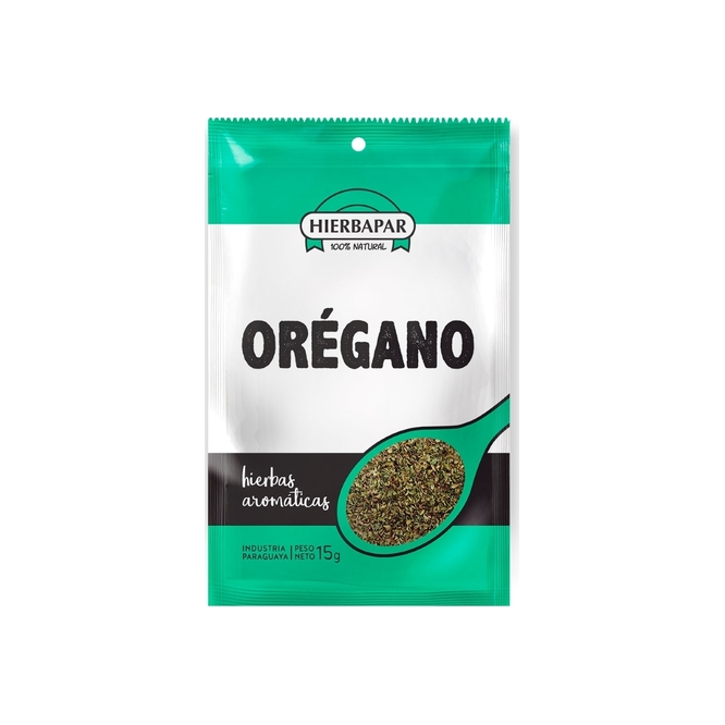 Orégano paquete Hierbapar 15 gramos