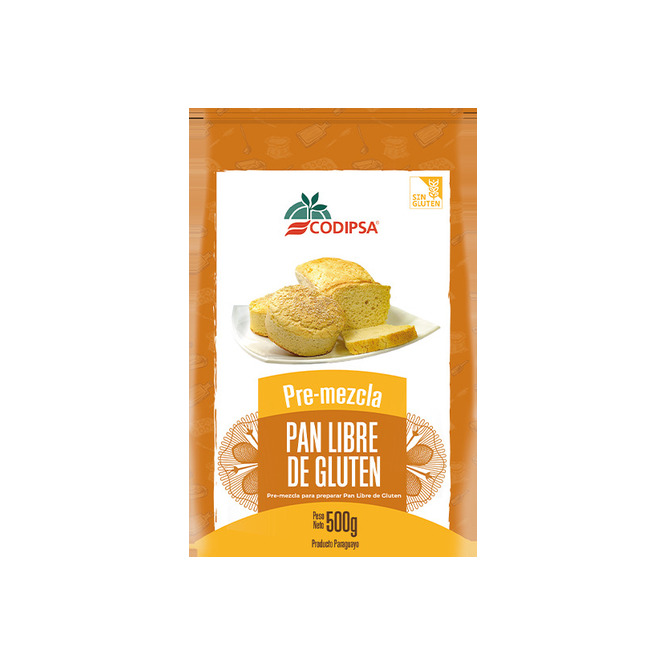 Premezcla para Pan sin Gluten Codipsa 500 gramos
