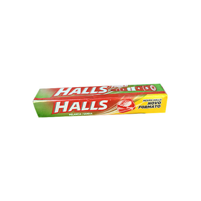 Caramelos sabor sandia Halls 28 gramos