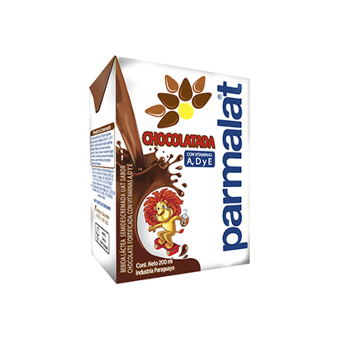 Leche chocolatada tetra brik Parmalat 200 ML