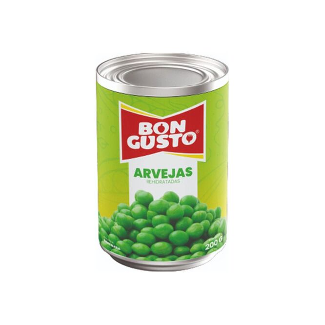 Arvejas rehidratadas lata Bon Gusto 200 gramos