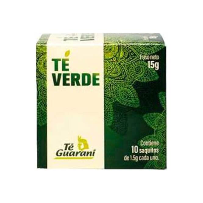 Té verde en saco Té Guaraní 10 unidades