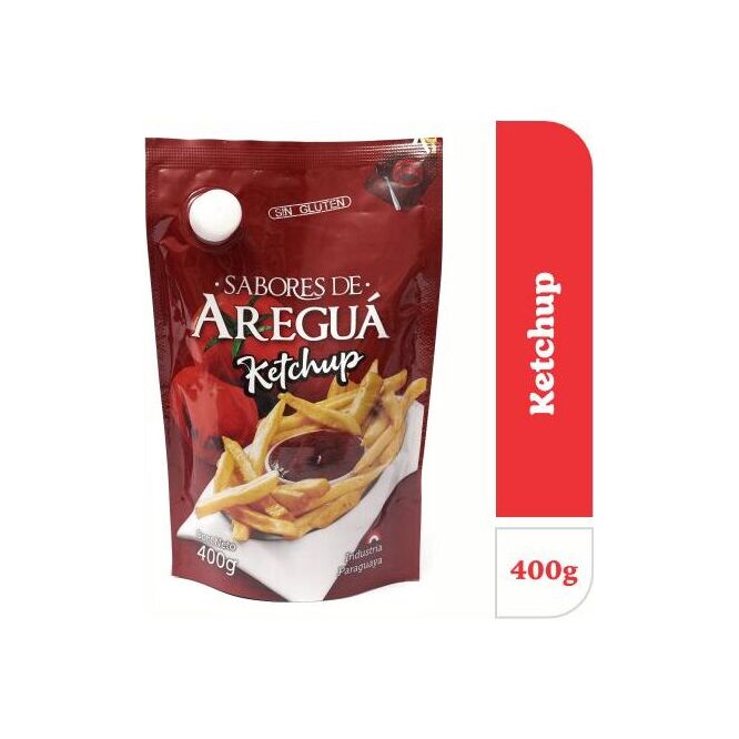 Ketchup doypack Sabores de Areguá 400 gramos