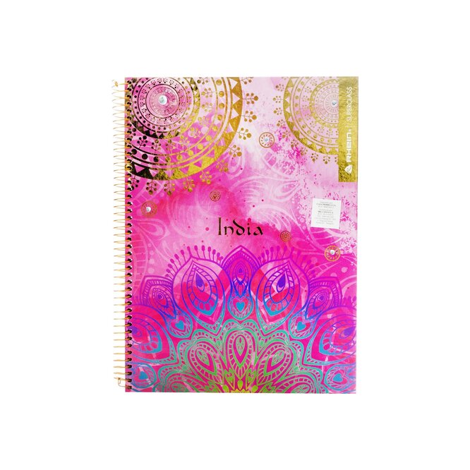 RHEIN CUADERNO INDIA PROF 120H L8MM