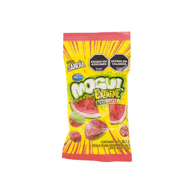 Gomitas extreme sabor sandía Mogul 50 gramos