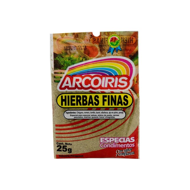 Hierbas finas paquete Arcoíris 25 gramos