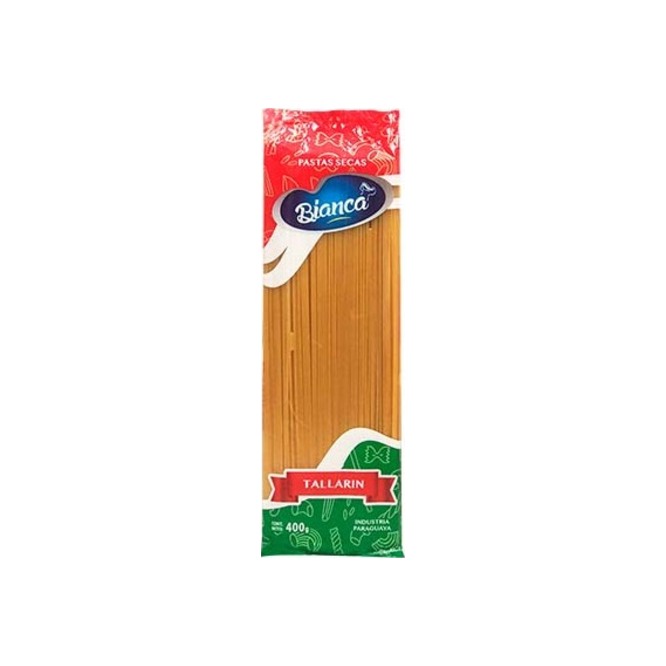 Fideo tallarín paquete Bianca 400 gramos