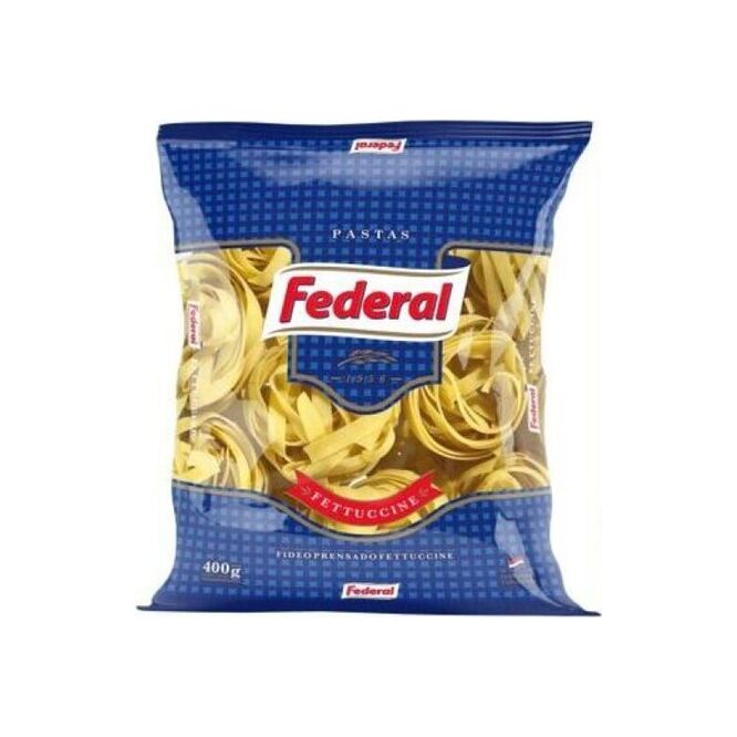 Fideo fetuccini paquete Federal 400 gramos