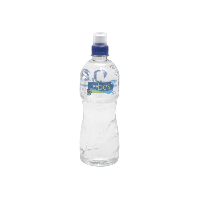 Agua mineral sin gas con pico sport botella Bes 625 ml