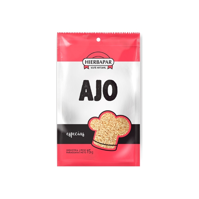 Ajo deshidratado Hierbapar 15 gramos