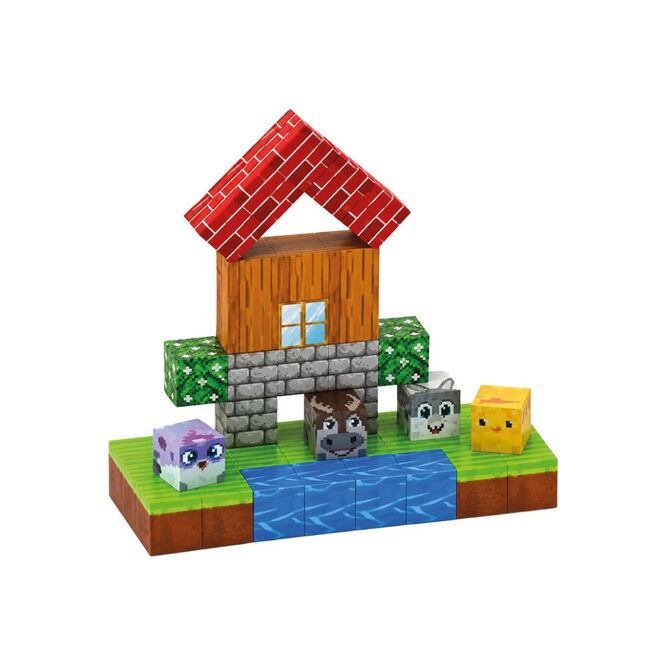 Juego de cubo magnético Granja de Animales caja Raptor 1 unidad