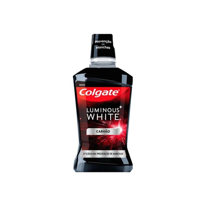 Enjuague bucal luminous white con carbón Colgate 500 ml