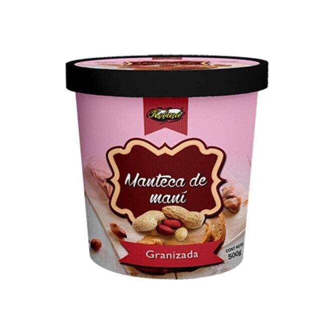Manteca de maní granizada pote Kelwa 500 gramos
