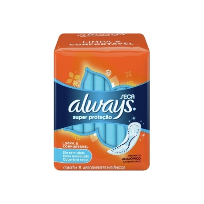 TOALLAS HIGIENICAS SUPER PROT SECA SA 8