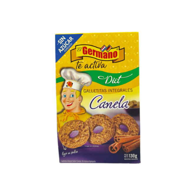 Galletita integral canela El Germano 130 gramos