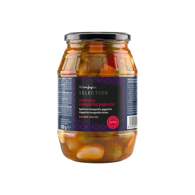 ACEITUNAS MANZANILLA GAZPACHA F 500G ECI