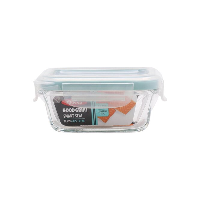 POTE DE VIDRIO RECTANGULAR OXO 120 ML