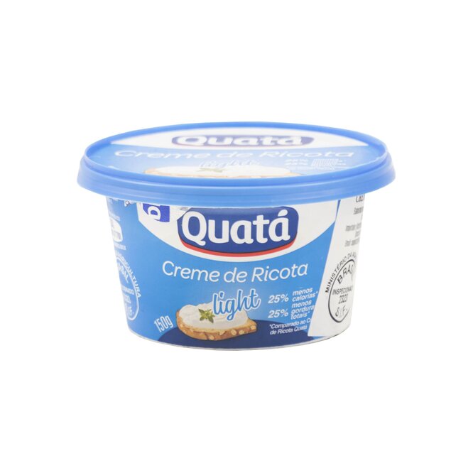 Crema de Ricota Light Quata 150 gramos
