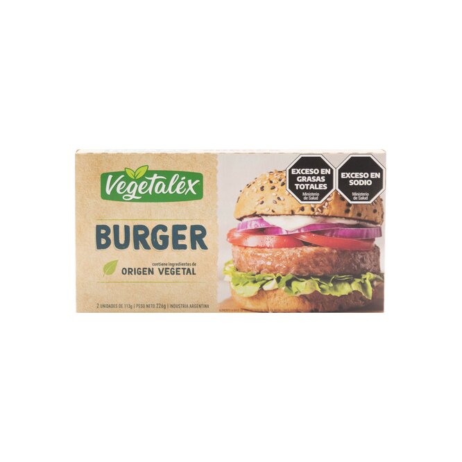 Hamburguesa origen vegetal Vegetalex 2 unidades