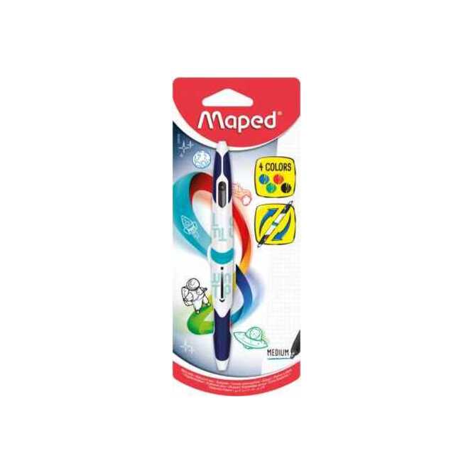BOLIGRAFO MAPED 4 COLORES BLISTER