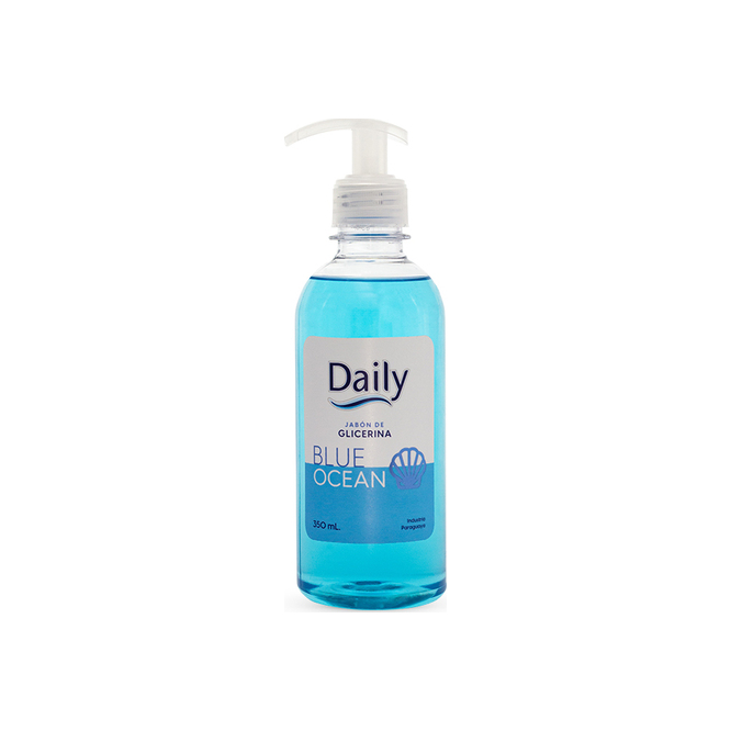 Jabón líquido blue ocean con dosificador botella Daily 350 ml