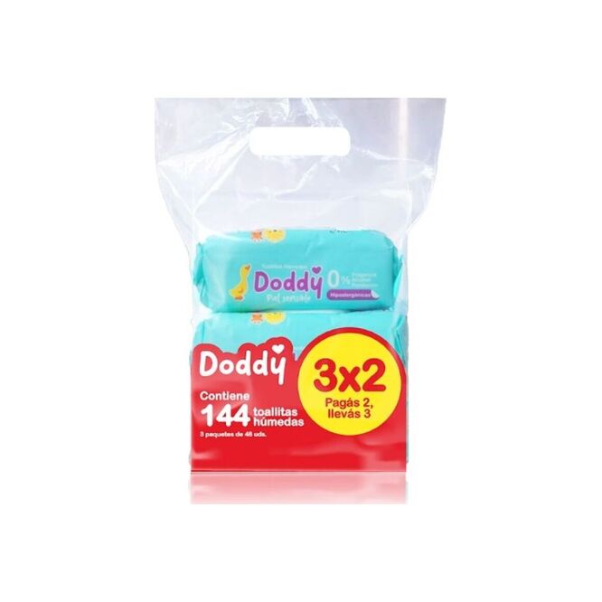 Toallitas húmedas surtidas Doddy 3 unidades