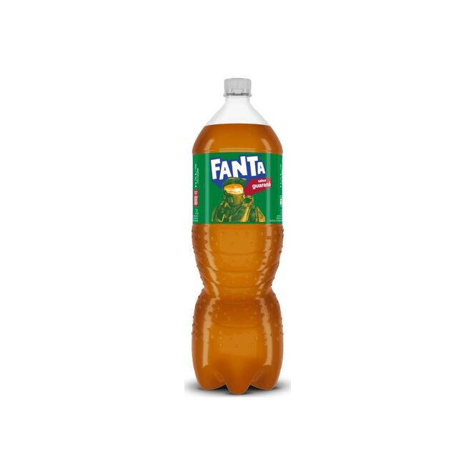 Gaseosa Descartable Sabor Guaraná en botella Fanta 2 litros