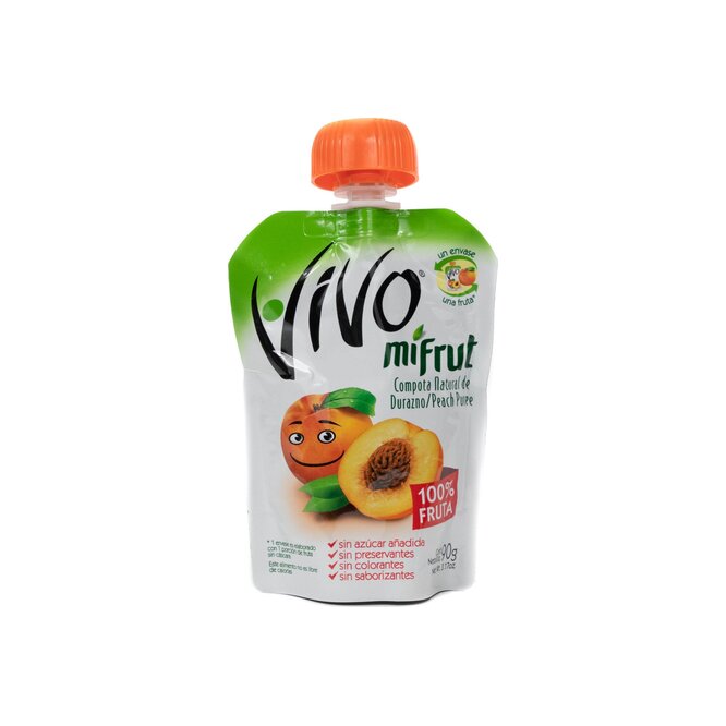 Jugo durazno Vivo 90 gramos