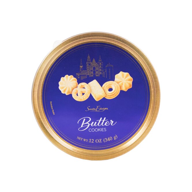 Galletitas de manteca en lata Santa Edwiges 340 gramos