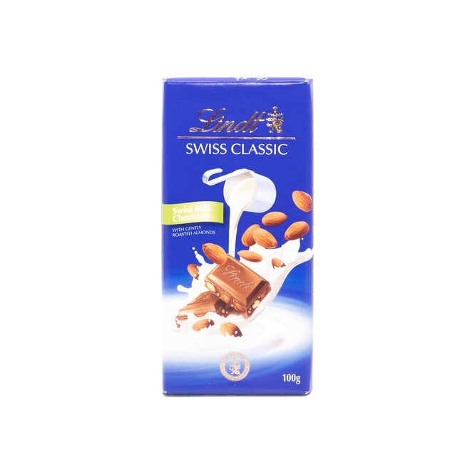 CHOCOLATE TABLETA LECHE C/ALMENDRAS SWIS