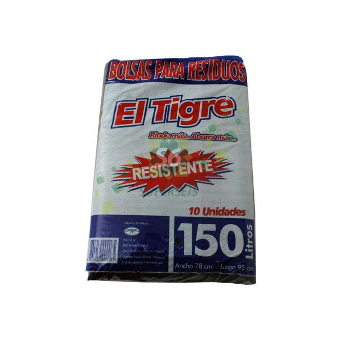 BOLSA PRESIDUOS EL TIGRE RESIST 1510LT