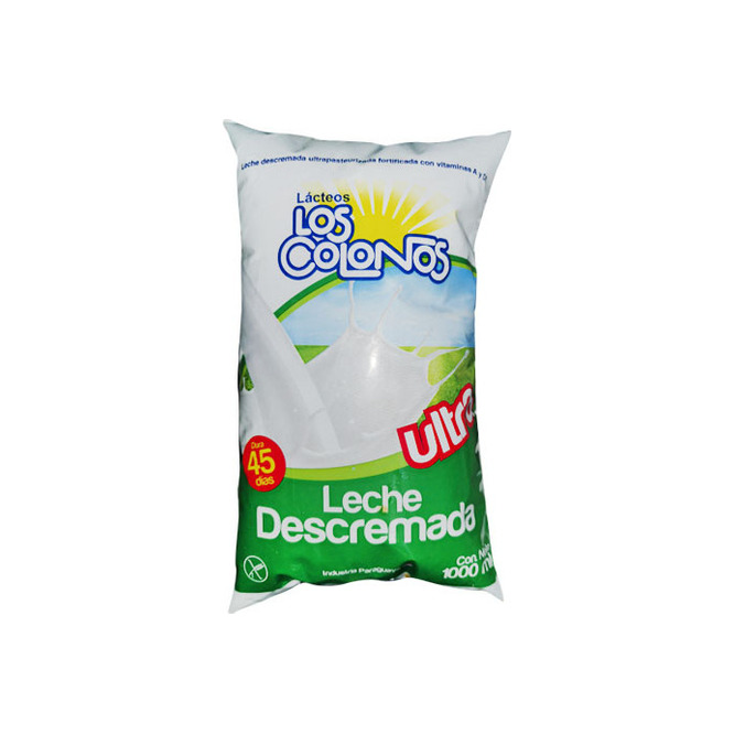 Bebida láctea ultra semidescremada sachet Los Colonos 1 litro