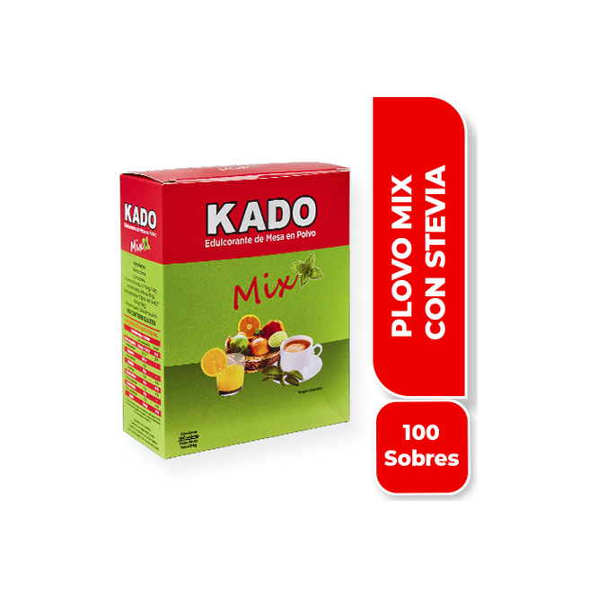 Edulcorante en polvo paquete Kado 100 unidades