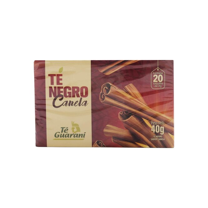 TE NEGRO SABOR CANELA 40GR TE GUARANI