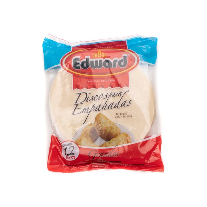 Disco para empanada para freír grande Edward 12 unidades