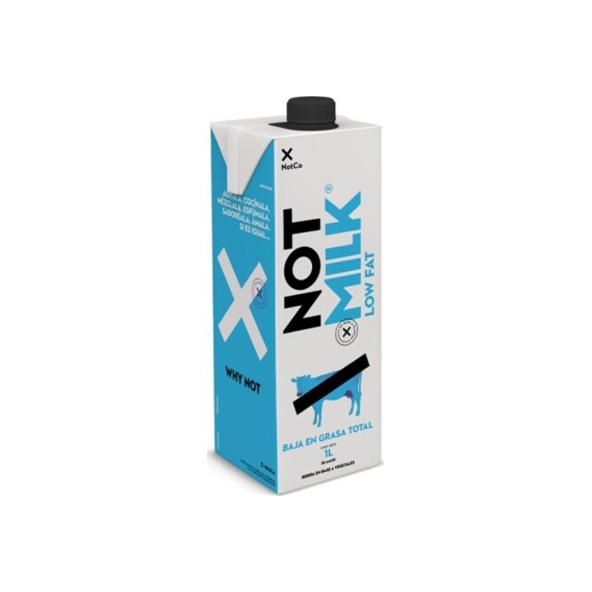 Bebida vegetal baja en grasa tetra Not Milk 1 litro