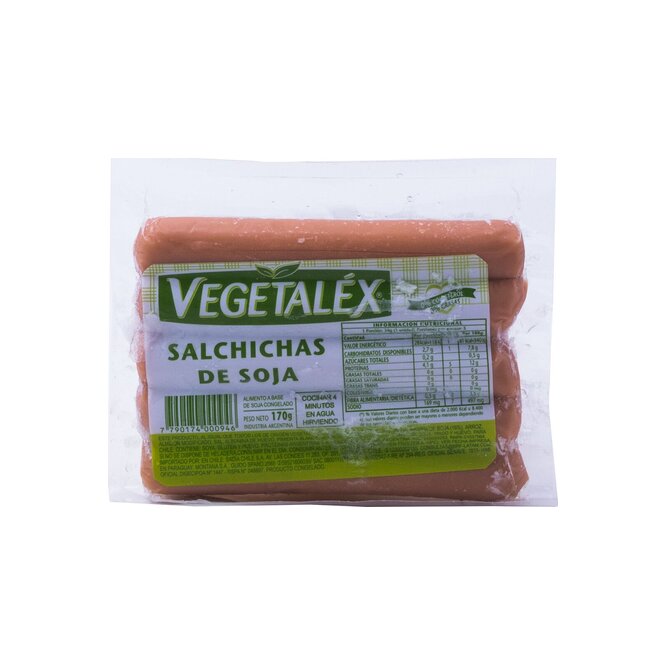 SALCHICHAS DE SOJA 170GR VEGETALEX