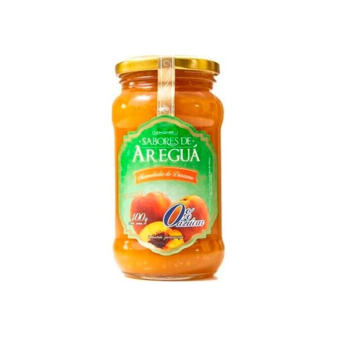 Mermelada de durazno cero azúcar Sabores de Areguá 400 gramos