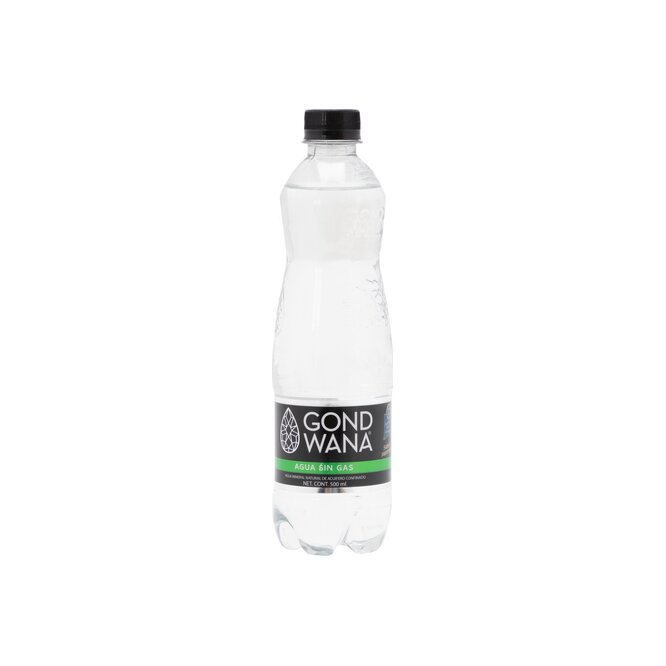 Agua mineral sin gas en botella Gond Wana 500 ml