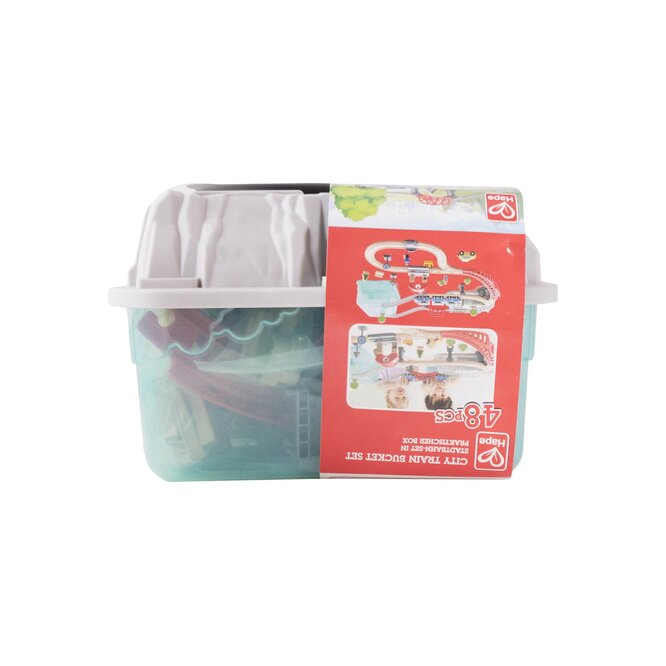 UEGOS P/ARMAR 48 PZAS HAPE CITY TREN URB