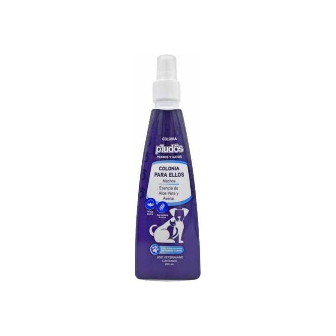 Colonia para perros y gatos machos en spray Peludos 220 ml