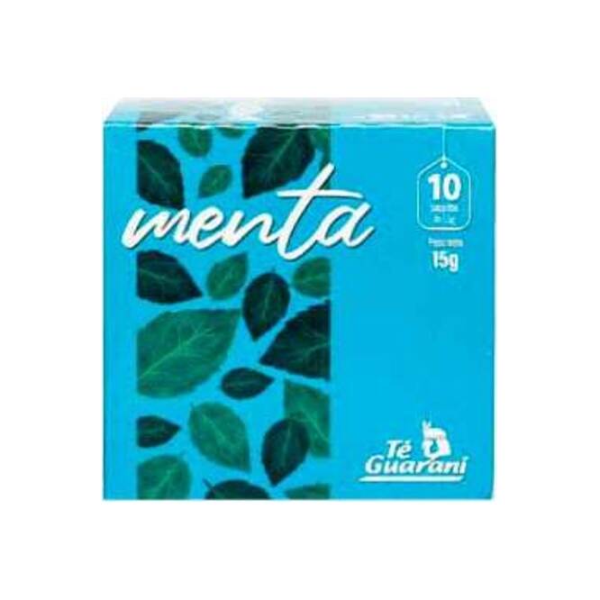 Té de menta en saco Té Guaraní 10 unidades