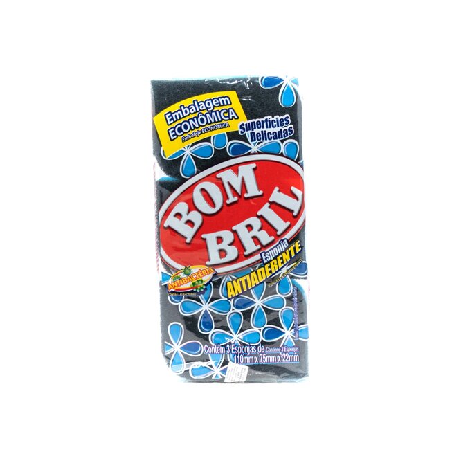 Esponja antiadherente BSA 3 unidades Bombril