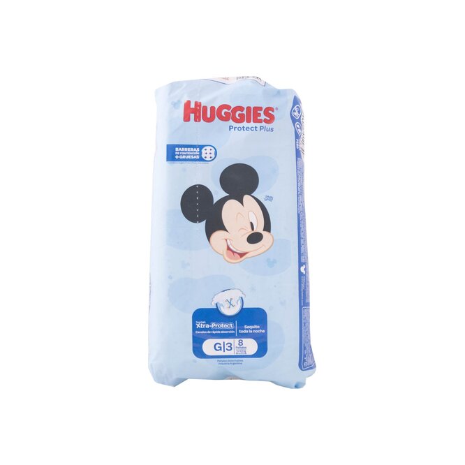 PAÑAL DESE HUGGIES TAM/G//PLUS 8UN