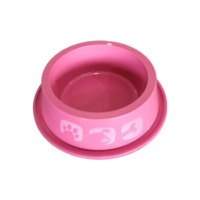 Plato para mascota color rosa anti hormigas Durapets 200 ml